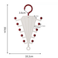 🥳2026 HOT SALE🥳💞50K+ SOLD!⚡Multi-Functional V-Shaped Double Sided Hanger Storage Rack