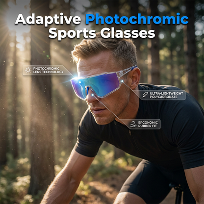🥳SUMMER HOT SALE🥳💞LAST DAY 50% OFF!🕶️Intelligent Photochromic Glasses for Outdoor Activities-Eye Protection with 100% UV400 & Impact Resistance
