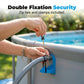 🏊‍♀️ LAST DAY 50% OFF!!!🌞Heavy Duty Pool Pipe Holders Compatible with Intex Pools, for Above Ground Pools💦