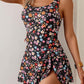 🩱LIMITED-TIME 50% OFF! 💖🌊Feminine Swimwear Set – Adjustable Strap Tank + Side Tie Flowy Skirt, Removable Padding, High-Waist Coverage🐚
