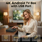 🥳World Cup Mode ON🌏50% OFF!📺4K Android TV Box with Bluetooth