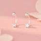 🏆Last Day Special price 8.99$❤️Flower Screw-Back Earrings for Women|Sleep-Ready Secure Fit – Ideal Gift for Sensitive Ears👂