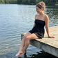 🥳2026 HOT SALE & 50% OFF🌊Women Ruched Strapless Tube Dress for Beach Holiday👗