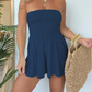 🥳2026 HOT SALE & 50% OFF🌊Women Ruched Strapless Tube Dress for Beach Holiday👗