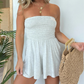 🥳2026 HOT SALE & 50% OFF🌊Women Ruched Strapless Tube Dress for Beach Holiday👗