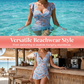 🥳SUMMER HOT SALE🥳💞50K+ SOLD!💥50% OFF!Women's Elegant V-Neck Tummy Control Swim Dress