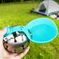 🐶🥳50% OFF NOW!!!🐾 Foldable Pet Water Bottle for Travel – Portable Stainless Steel Hydration Bottle with Silicone Bowl