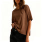 🔥2026 Hot Sale 50% OFF✨⚡ 50K+ SOLD! 🔥Women 2026 Loose Oversized Basic Tee Comfortable Soft Fabric Flattering Fit