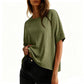 🔥2026 Hot Sale 50% OFF✨⚡ 50K+ SOLD! 🔥Women 2026 Loose Oversized Basic Tee Comfortable Soft Fabric Flattering Fit
