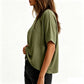 🔥2026 Hot Sale 50% OFF✨⚡ 50K+ SOLD! 🔥Women 2026 Loose Oversized Basic Tee Comfortable Soft Fabric Flattering Fit