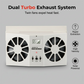🌀Summer 50% OFF🔥🚗Solar Powered Car Exhaust Fan– Dual Turbo Ventilation & Temperature Display☀️