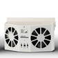 🌀Summer 50% OFF🔥🚗Solar Powered Car Exhaust Fan– Dual Turbo Ventilation & Temperature Display☀️