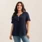 🥳2026 HOT SALE🥳💞50K+ SOLD!⚡Women's Casual Plus Size Short Sleeve T-Shirt