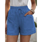 ⏰Last Day Sale 50% OFF ✨Women's High-Waist Drawstring Breathable Shorts - Loose Fit, Cotton Blend, Drawstring Waist👖
