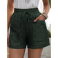 ⏰Last Day Sale 50% OFF ✨Women's High-Waist Drawstring Breathable Shorts - Loose Fit, Cotton Blend, Drawstring Waist👖
