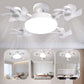 🔥Last Day Promotion 50% OFF🌀Smart LED Ceiling Fan Light with Remote – 3 Speeds, 3 Color Temps, Quiet Motor