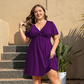 🏖️Summer New Arrive💖⌛️50% OFF NOW!!👗Elegant V-Neck Twist Front Midi Dress with Pockets — Flattering Silhouette, Effortless All-Day Style