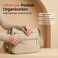 💖LAST DAY SALE 50% OFF!! 👝Multi-Pocket Zipper Solid Color Crossbody Bag – Water-Resistant with Multiple Compartments for Daily Use🥰🤩