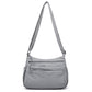 💖LAST DAY SALE 50% OFF!! 👝Multi-Pocket Zipper Solid Color Crossbody Bag – Water-Resistant with Multiple Compartments for Daily Use🥰🤩
