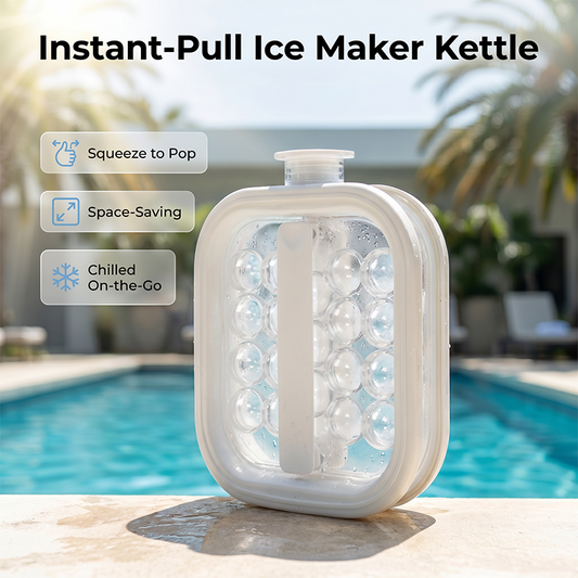 🏖️SUMMER HOT SALE🔥NOW 50% OFF!!!🧊Portable Silicone Ice Ball Maker Kettle-Ice Ball Maker for Whiskey, Cocktails & Juice🍹