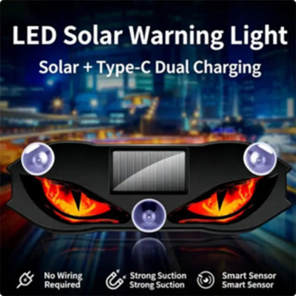 🚨LAST DAY 50% OFF!!!🚗🔆 Solar-Powered LED Car Warning Light ! Solar-powered, weatherproof, automatic activation at dark – for more safety on the roadside🔥🛡️