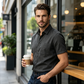 🏖️Summer Hot Sale 50% OFF!👔Men's Casual Short Sleeve Linen Blend Shirt - Stretchable, Breathable & Lightweight for Summer