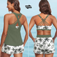 🏖️Summer Hot Sale 50% OFF👙Women's 3-piece tankini swimsuit set with shorts🌊