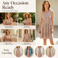👗LIMITED TIME 50% OFF! Women's Square Neck Sleeveless Drawstring Waist Dress