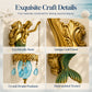 🔥HOT SALE!🧜‍♀️Hand-Painted Mermaid Wall Sconce – Nautical & Artisan Design