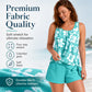 🏖️Summer Hot Sale 50% OFF👙Women's Floral Print Tankini Two-Piece Swimsuit