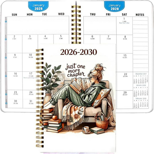 ⏰⌛Last Day Buy 1 Get 1 Free🎁📚2026/2027–2030 4/5-Year Planner | Long-Term Monthly Organizer & Goal Planning Log Book for Work, School & Everyday Life