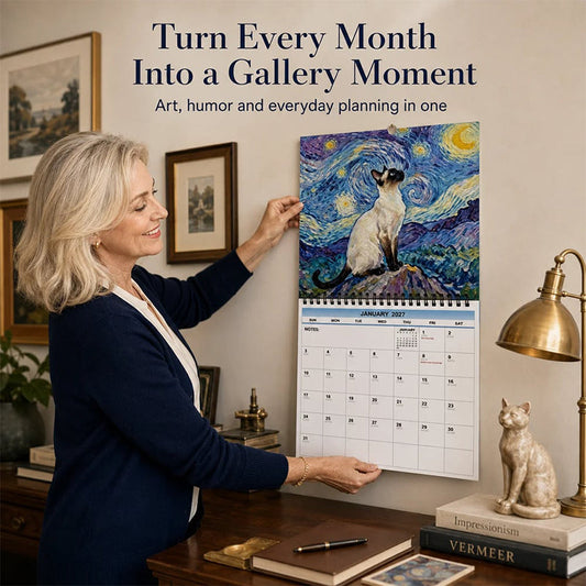 🔥⏰Today Only Buy 1 Get 1 Free📅🎁2027 Funny Cat Meme Calendar – 12 Months of Hilarious Cat Memes, Cute Cat-Themed Wall Calendar, Perfect for Home Office Decor & Gift for Cat Lovers