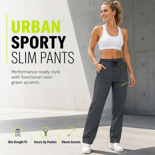 ⏳🚨Today Only: 50% OFF!🎉👖Women's Casual Athletic Pants with Zipper Pockets – Don't Miss Out!