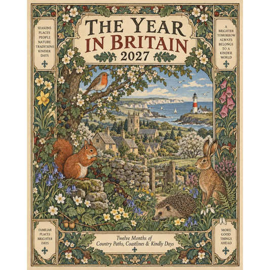 🎉💖New Arrival–5,000+Sold!🎁Add Vintage Charm Instantly!2027 Storybook Wall Calendar