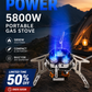 ⛺️Summer New Arrive🔥50% OFF !! ⏰Camping Gas Burner – 5800W, Piezo Ignition, Windproof 🔥